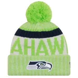 NEW Seattle Seahawks New Era Sideline Knit Beanie